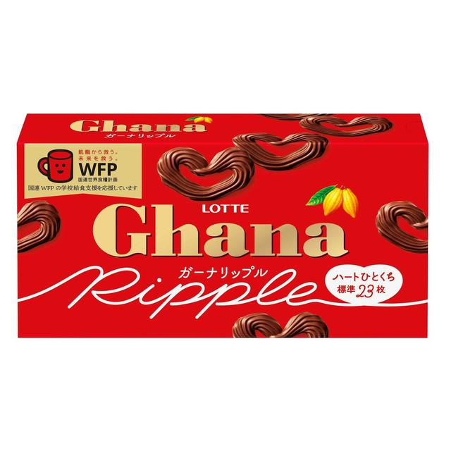 ◆Lotte Ghana Ripple 58g