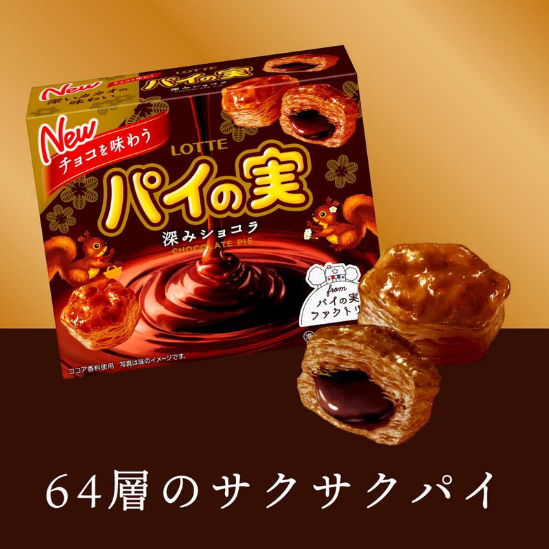 ◆ロッテ チョコを味わうパイの実 深みショコラ 69g