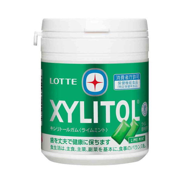 ◆ロッテ キシリトール ライムミント ボトル 133g