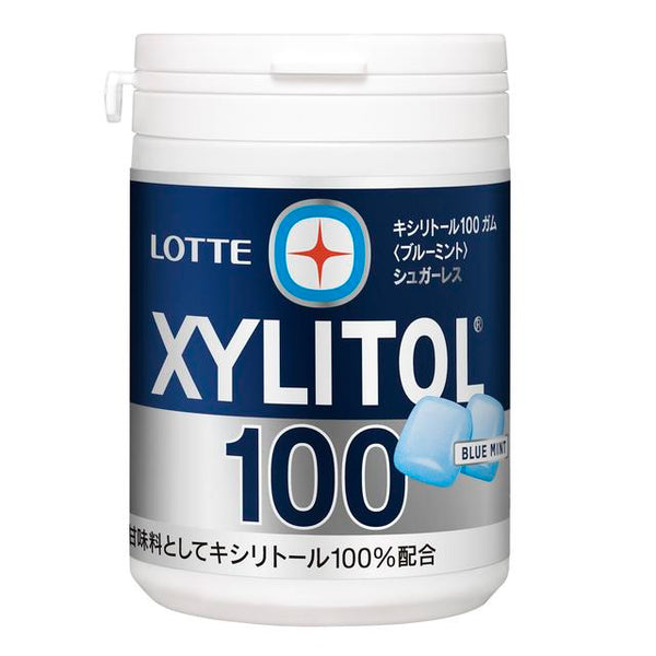 ◆Lotte Xylitol 100 Gum &lt;Blue Mint&gt; Slim Bottle 133g