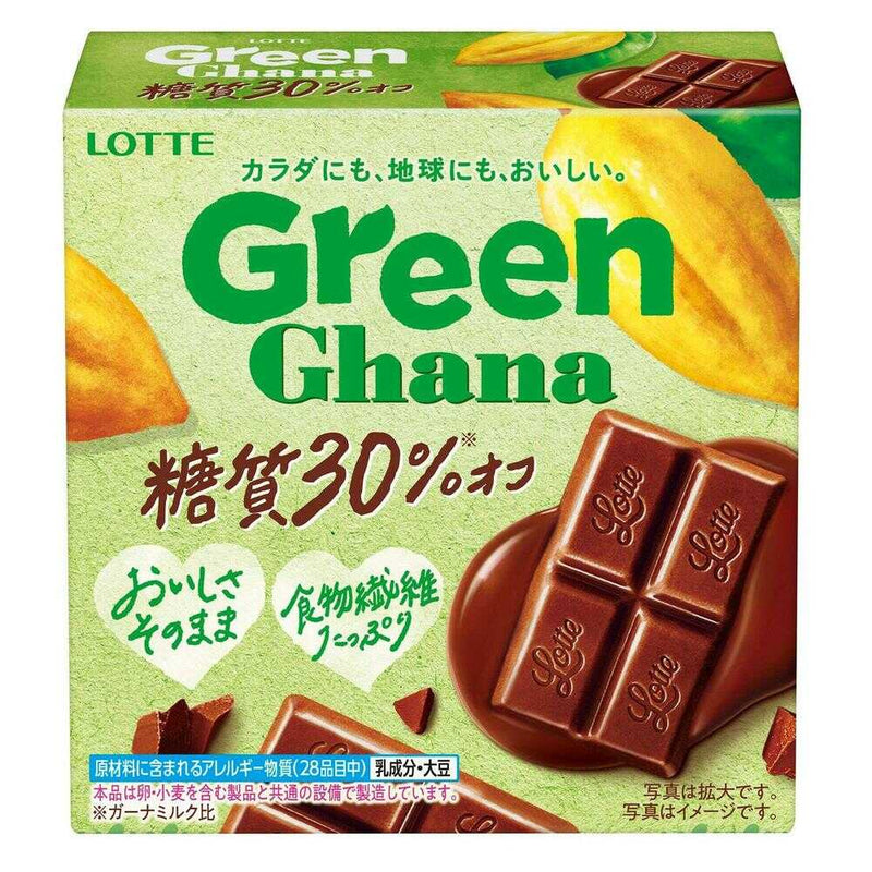 ◆Lotte Green Ghana &lt;30% off carbohydrates&gt; 48g