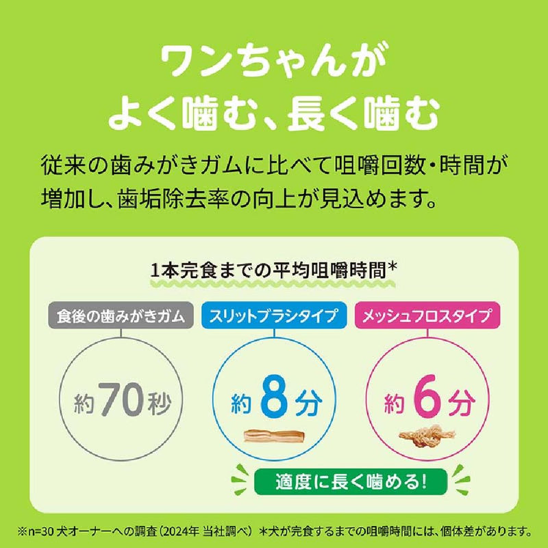 ライオン デンタルトリーツスリットブラシタイプ小型犬用 4本