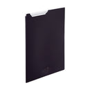 リヒトラブ AQUA DROPs クリップファイル A4 黒 1冊