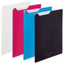 リヒトラブ AQUA DROPs クリップファイル A4 黒 1冊