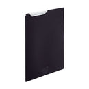 リヒトラブ AQUA DROPs クリップファイル A4 黒 1冊