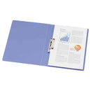 リヒトラブ  パンチレスファイル HEAVY DUTY A4 赤 1冊