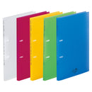 リヒトラブ AQUA DROPs フラット・ツイストリングファイル A4 赤 1冊