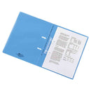 リヒトラブ  AQUA DROPs フラット・ツイストリングファイル A4 黄 1冊