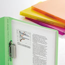 リヒト AQUA DROPs スーパーパンチレスファイル A4 黄緑 コピー用紙120枚 1冊