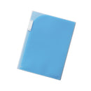 リヒトラブ 6ポケットホルダー A4（A3・2ツ折） 青 1枚