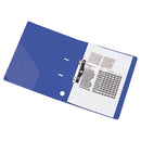 リヒトラブ リクエスト D型リングファイル A4 青 1冊