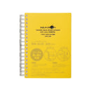 リヒトラブ AQUA DROPs ツイストノート＜厚型＞ A6 黄 1冊
