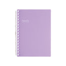 リヒトラブ Pastello ツイストノート A6 パープル 1冊