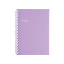 リヒトラブ Pastello ツイストノート A6 パープル 1冊