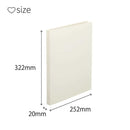 myfa クリヤーホルダーコレクションファイル ミルキーホワイト 1冊