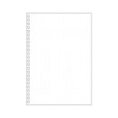 リヒトラブ オープンリングノート・ツイストノート＜適合リーフ・ドット方眼罫＞ A5   30枚