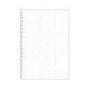 リヒトラブ オープンリングノート・ツイストノート＜適合リーフ・ドット方眼罫＞ A5   30枚
