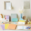 リヒト オープンリングノート メモLサイズ クリヤー リーフ 40枚