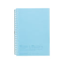 リヒト オープンリングノート B6 ライトブルー リーフ 30枚