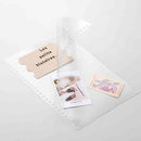 リヒトラブ  カスタマイズ オープンリングノート ポケットタイプ表紙 A5 クリスタル  1枚