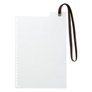 リヒトラブ カスタマイズ オープンリングノート ゴムバンド付き下じき A5 乳白  1枚