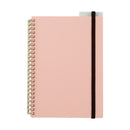 リヒトラブ カスタマイズ オープンリングノート ゴムバンド付き下じき A5 乳白  1枚