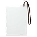 リヒトラブ カスタマイズ オープンリングノート ゴムバンド付き下じき A5 乳白  1枚