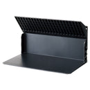 Book stand that won't fall over even with one book, black, 1 piece