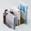 リヒト 1冊でも倒れないブックスタンド  ブラウン  1台