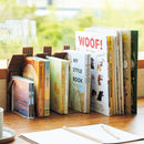 リヒト 1冊でも倒れないブックスタンド A4  ブラウン  1台