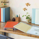リヒトラブ Mutual ファイルケース A4 テラコッタオレンジ 1冊