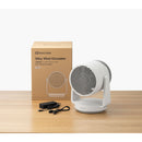 RHYTHM サーキュレーター ライトグレー メーカー直送 ▼返品・キャンセル不可【他商品との同時購入不可】