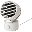 デスクファン Silky Wind Mini ライトグレー メーカー直送 ▼返品・キャンセル不可【他商品との同時購入不可】