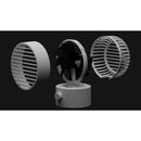 デスクファン Silky Wind Mini ライトグレー メーカー直送 ▼返品・キャンセル不可【他商品との同時購入不可】