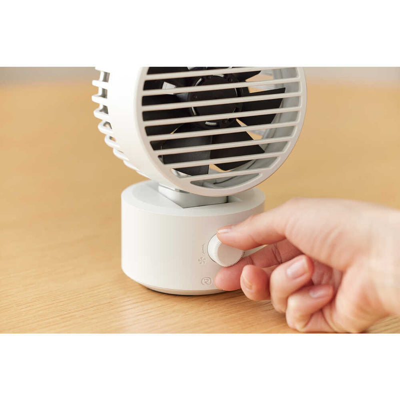 デスクファン Silky Wind Mini ライトグレー メーカー直送 ▼返品・キャンセル不可【他商品との同時購入不可】