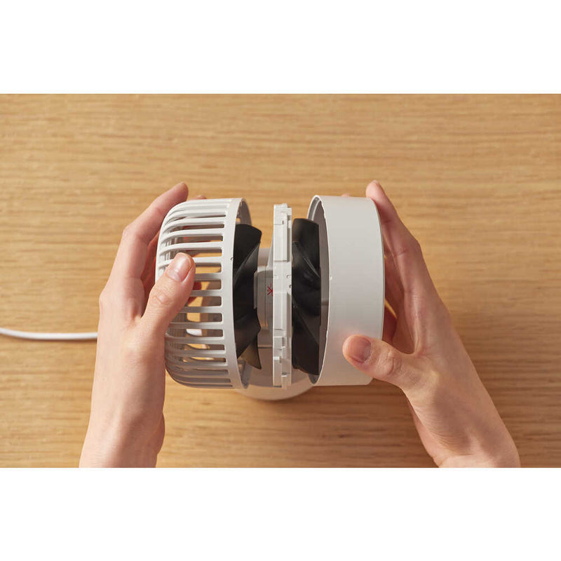 デスクファン Silky Wind Mini ダークグレー メーカー直送 ▼返品・キャンセル不可【他商品との同時購入不可】