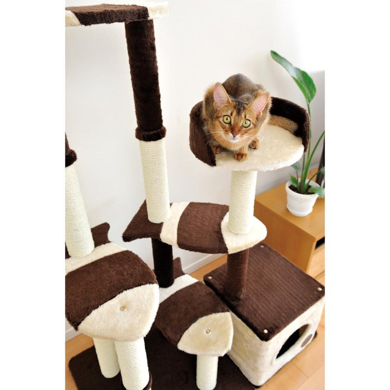 猫のおあそびポール お魚ファミリー ハイタイプ メーカー直送▼返品・キャンセル不可【他商品との同時購入不可】