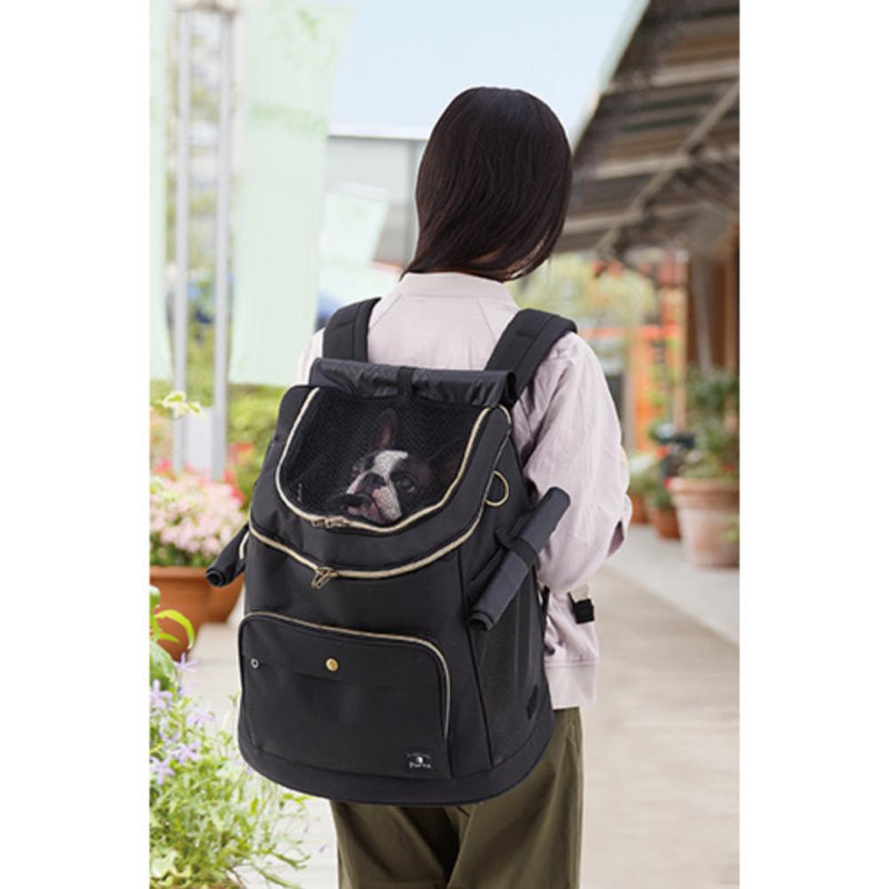 Porta ドッグリュックキャリー ブラック メーカー直送▼返品・キャンセル不可【他商品との同時購入不可】