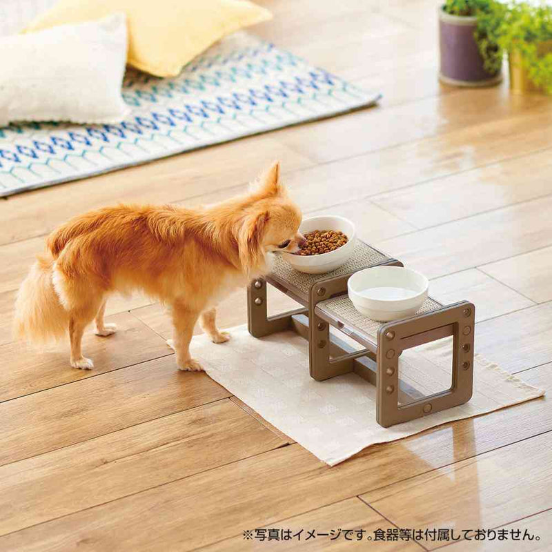 高さも角度も変えられる 犬用 食事台 メーカー直送▼返品・キャンセル不可【他商品との同時購入不可】