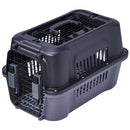 犬猫用キャリー 2ドア タフハウスキャリー ブラック S メーカー直送▼返品・キャンセル不可【他商品との同時購入不可】