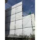 ユタカメイク 白防炎シート普及型 10.0m×10.0m メーカー直送 ▼返品・キャンセル不可【他商品との同時購入不可】