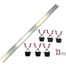 ツールホルダー レールセット レール75cmホルダー5個 メーカー直送 ▼返品・キャンセル不可【他商品との同時購入不可】