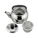 和平フレイズ 煎紗つる手丸型急須 0.7L シルバー