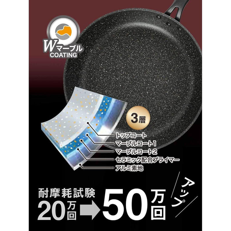 和平フレイズ ダブルマーブルα IH対応フライパン22cm RB-2112