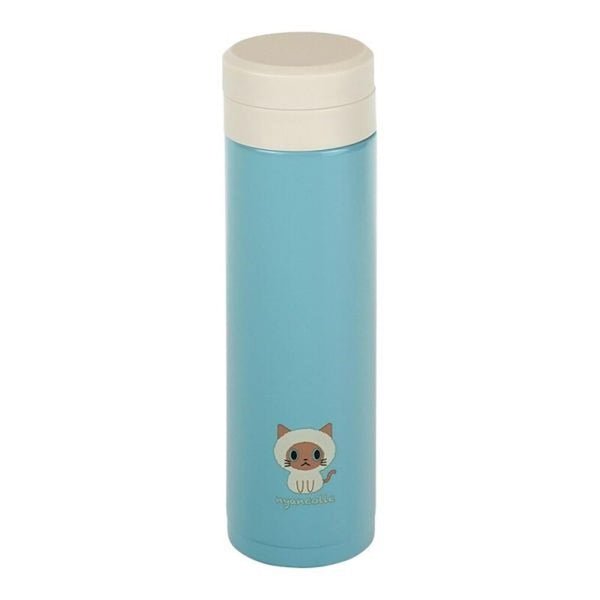 和平フレイズ にゃんこれマグ 300ml ちょこん 水色