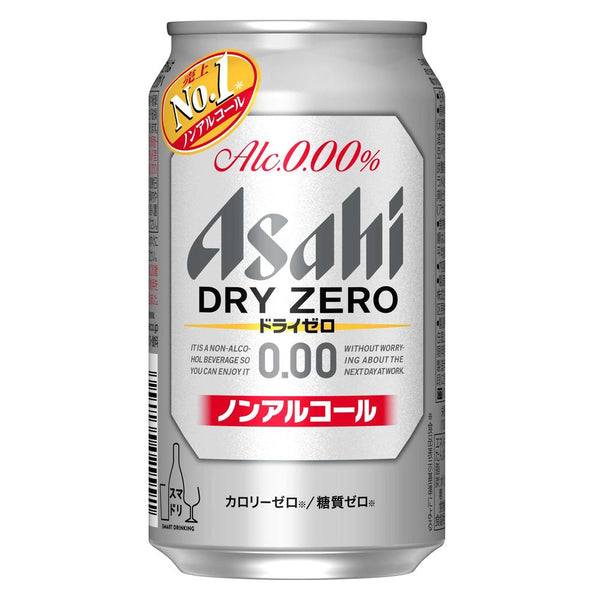 ◇アサヒ ドライゼロ ノンアルコール 350ml×6本 - ビール、発泡酒