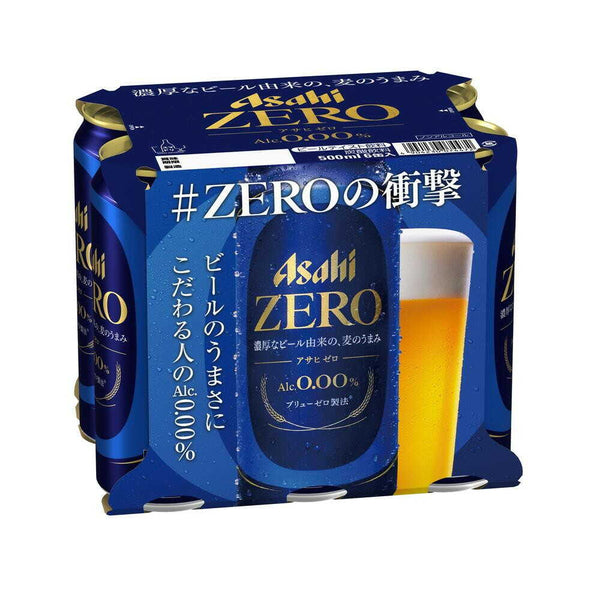 ◆アサヒ アサヒゼロ ＜ノンアルコール＞ 500ml×6本