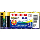 トウシバ TOSHIBA アルカリ1 単1形4P LR20AN4MP