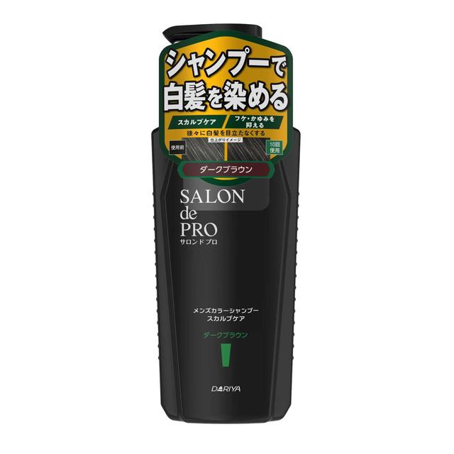 Dariya Salon de Pro 男士彩色洗发水头皮护理 &lt;深棕色&gt; 250ml