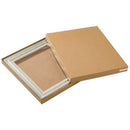 油縁(油絵額) BT-01 F8 ヘアラインシルバー  【直送品】 返品・キャンセル・他商品と同時購入は不可